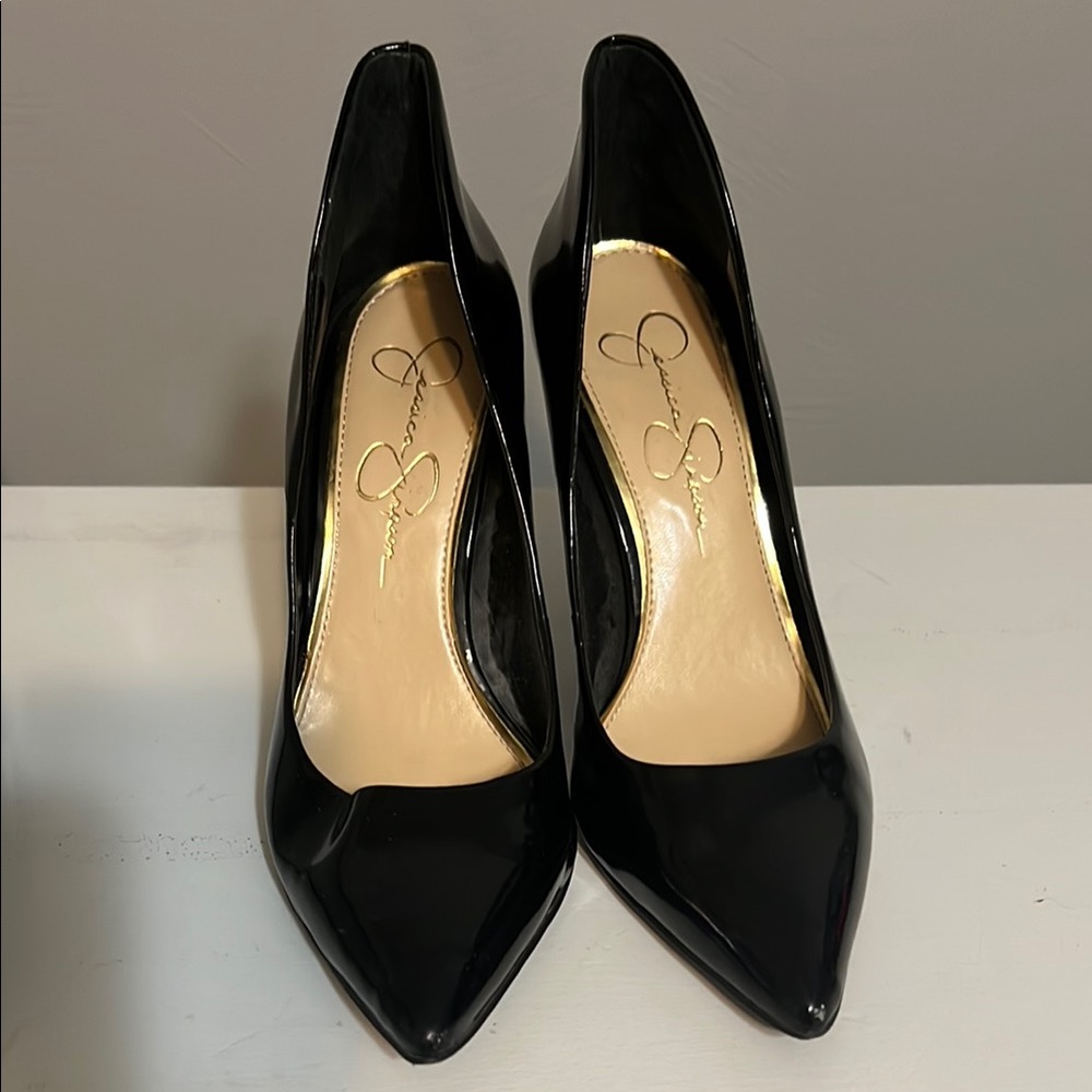Black Patent Leather Heels